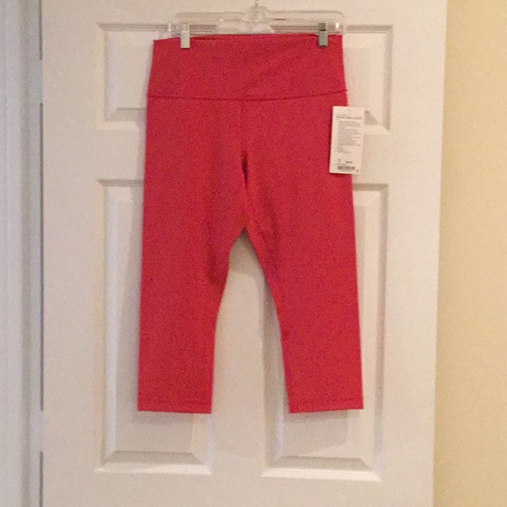 Lululemon Wunder under crop HR *F new w tag sz 12 FHPK